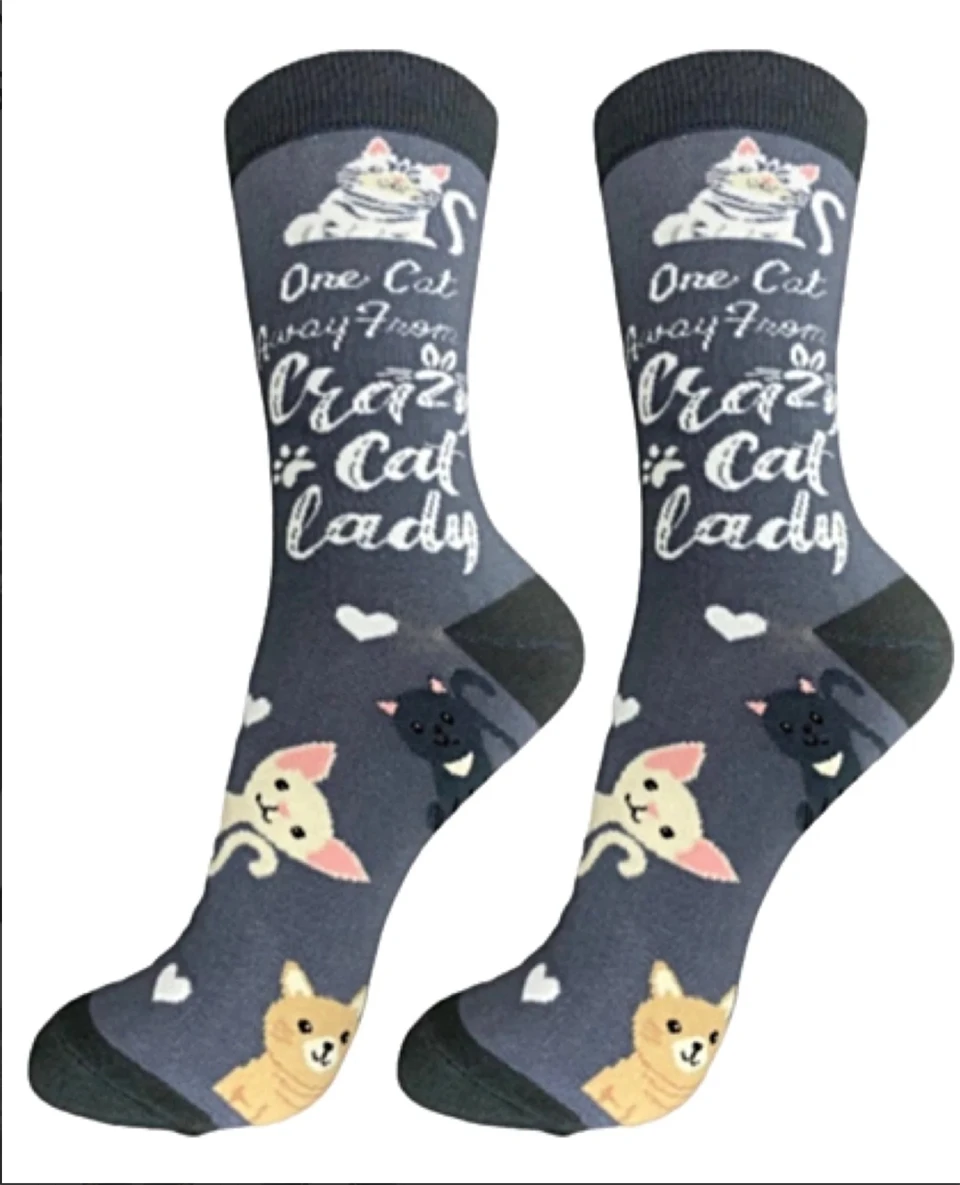 Kaus kaki wanita kucing gila